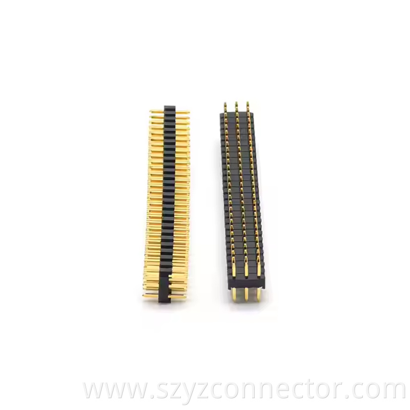 2.0mm Pitch Pin Header Three Rows Straight SQ0.5mm H2.0mm 328P (3)